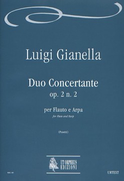 Gianella, Luigi : Duo Concertante Op. 2 No. 2 for Flute and Harp