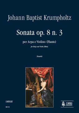 Krumpholtz, Johann Baptist : Sonata Op. 8 No. 3 for Harp and Violin (Flute)