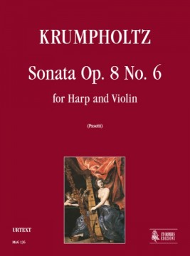 Krumpholtz, Johann Baptist : Sonata Op. 8 No. 6 for Harp and Violin