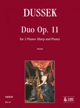 Dussek, Jan Ladislav : Duo Op. 11 for 2 Pianos (Harp and Piano)