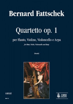 Fattschek, Bernard : Quartet Op. 1 for Flute, Violin, Violoncello and Harp