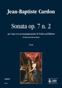 Cardon, Jean-Baptiste : Sonata Op. 7 N. 2 per Arpa con accompagnamento di Violino ad libitum Cardon, Jean-Baptiste : Sonata Op. 7 N. 2 per Arpa con accompagnamento di Violino ad libitum