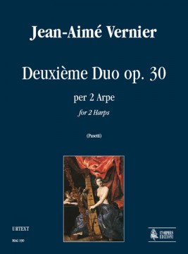 Vernier, Jean-Aimé : Deuxième Duo Op. 30 for 2 Harps