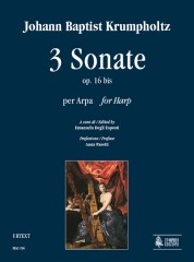Krumpholtz, Johann Baptist : 3 Sonatas Op. 16 bis for Harp
