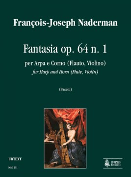 Naderman, François-Joseph : Fantasia Op. 64 No. 1 for Harp and Horn (Flute, Violin)