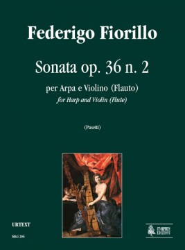 Fiorillo, Federigo : Sonata Op. 36 No. 2 for Harp and Violin (Flute)