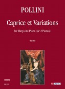 Pollini, Francesco : Caprice et Variations for Harp and Piano (or 2 Pianos)