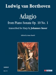 Beethoven, Ludwig van : Adagio from Piano Sonata Op. 10 No. 1 for Harp