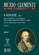 Clementi, Muzio : 6 Sonatas Op. 4 for Piano (Harpsichord) and Violin (Flute)