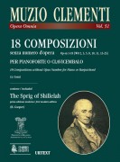Clementi, Muzio : 18 Compositions without opus number Op-sn 1-18 (WO 2, 3, 5, 8, 10, 11, 13-23) for Harpsichord (Piano)