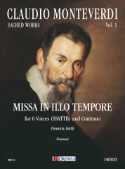 Monteverdi, Claudio : Missa In Illo Tempore for 6 Voices (SSATTB) and Continuo (Venezia 1610) [Score]
