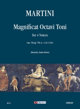 Martini, Johannes : Magnificat Octavi Toni (ms. VEcap 758 cc. 113v-115r) for 4 Voices