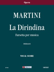 Martini, Giovanni Battista : La Dirindina. Farsetta per musica [Vocal Score]
