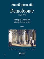 Jommelli, Niccolò : Demofoonte. Arias for Alto [Vocal Score]