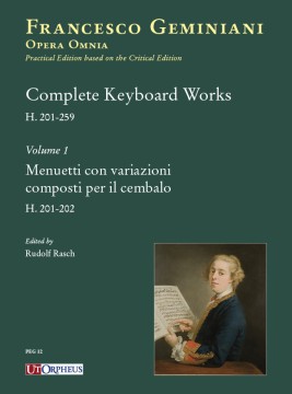 Geminiani, Francesco : Menuetti con variazioni composti per il cembalo (H. 201-202) Geminiani, Francesco : Menuetti con variazioni composti per il cembalo (H. 201-202)