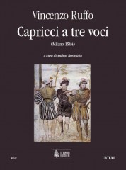 Ruffo, Vincenzo : Capricci a tre voci (Milano 1564)