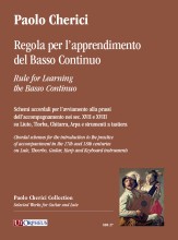 Cherici, Paolo : Rule for Learning the Basso Continuo
