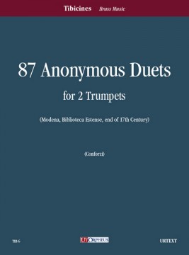 87 Anonymous Duets (Modena, Biblioteca Estense) for 2 Trumpets