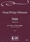 Telemann, Georg Philipp : Suite TWV 44: F 13 per 2 Oboi, 2 Corni e Fagotto