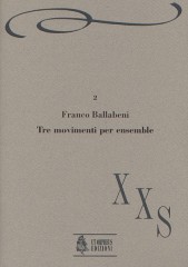 Ballabeni, Franco : 3 Movimenti for Ensemble