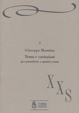 Manzino, Giuseppe : Theme and Variations for Piano 4 Hands (1983)