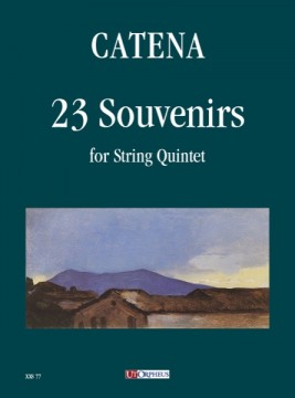 Catena, Ernani : 23 Souvenirs for String Quintet [Score]