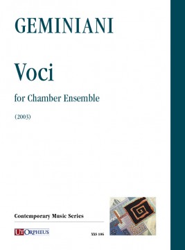 Geminiani, Paolo : Voci for Chamber Ensemble (2003) [Score]